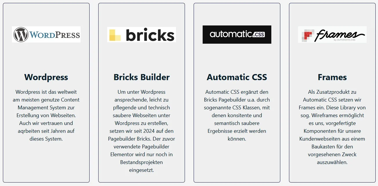 Webdesign - neuer Ansatz